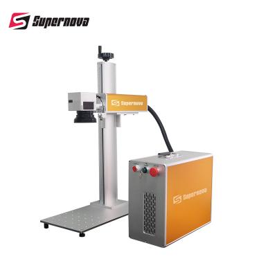 China Acrylic USB Automatic Engraving Fiber Laser Marking Machine Manual And Industrial Processing for sale