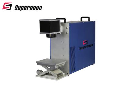 China Fiber Laser Marking Machine Rotary Axis Portable Separated Style for Metal Titanium Working Area for sale
