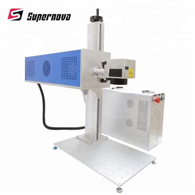 China Portable Mini Type Fiber Laser CO2 Laser Engraver Marking Machine for sale