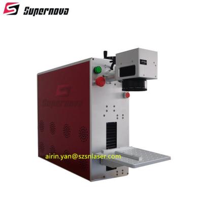 China 20 Watt Portable Laser Marking Machine Ezcad Control Software 2 Years Warranty for sale