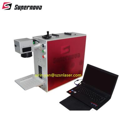 China New Condition Mini Fiber Laser Marking Machine 20W For Jewelry / Bearingwatche for sale
