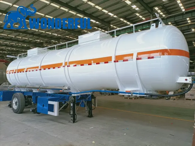 Custom Eco Friendly Crude Palm Oil Diesel Tank Axles Specifications Gasoline Tank Gallons Hold Pull Behind Asphalt Jet Fuel Tanker Semi Trailer