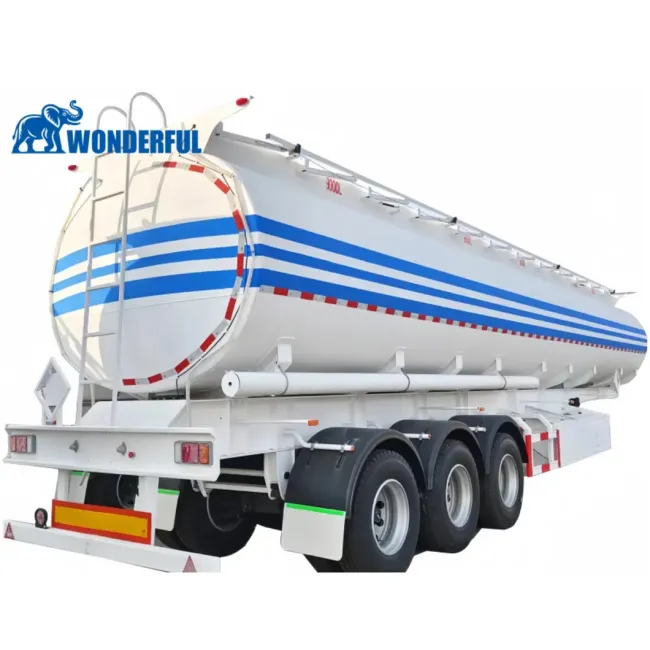 Custom Eco Friendly Crude Palm Oil Diesel Tank Axles Specifications Gasoline Tank Gallons Hold Pull Behind Asphalt Jet Fuel Tanker Semi Trailer