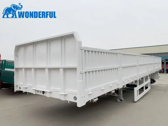 3 4 5 Axles Air Mechanical Suspension 34t 80t Capability T700 Q700 Steel Heavy Duty Bulk Cargo Coal Transport High Side Wall Van Dump Full Truck Semi Trailer