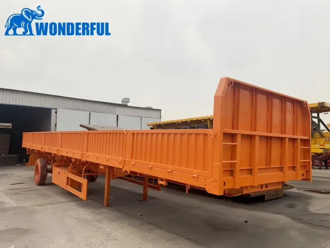 3 4 5 Axles Air Mechanical Suspension 34t 80t Capability T700 Q700 Steel Heavy Duty Bulk Cargo Coal Transport High Side Wall Van Dump Full Truck Semi Trailer