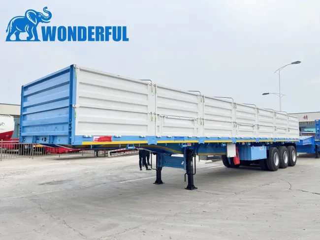 3 4 5 Axle Cargo Enclosed Plans Custom Hauling Walking Floor Lifted Trucks Shack Decking Fold Down Deck Panel Drop Side Wall Trailer