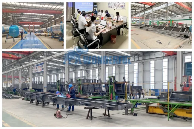 3 Axle China Manufacturer Mixer Total Volume Unloading Vehicle Height Transportation Auto Road Concrete Fly Ash Cargo Bulk Cement Trailer Truck Van Tanker