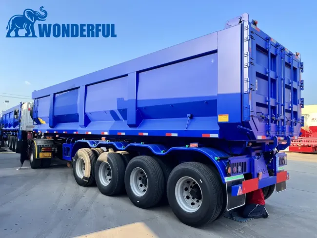 New Dumpster Body Parts 3 Axle Hydraulic Quick and Easy Loading Versatile Hydraulic Dump Truck Tip Over Prevention Open Top Hydraulic Tipper