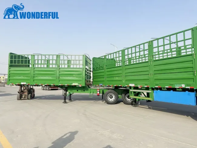 3 4 5 Axle Air Mechanical Suspension 12wheels 16 Types Toll Box Truck Cargo Heavy Duty Cargo Truck 40 80 Tons Sidewall Side Wall Stake Fence Truck Sem Trailer