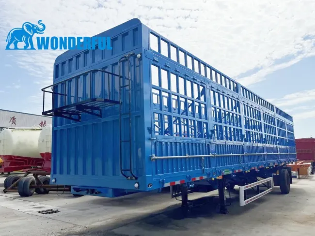 3 4 5 Axle Air Mechanical Suspension 12wheels 16 Types Toll Box Truck Cargo Heavy Duty Cargo Truck 40 80 Tons Sidewall Side Wall Stake Fence Truck Sem Trailer