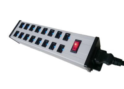 中国 IPadエムピー・スリーの5V 2.4A多数USBの充電器のための16の港USB充満力のストリップ 販売のため