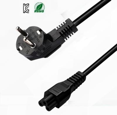 China Enchufe de la fuente del cable eléctrico de la aprobación K3-15JT-ST2B 30.75mm2 del mercado kc de Corea para el ordenador portátil en venta