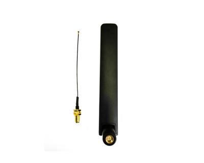 China Omnidirectional 600 - 6000MHz 5dBi 5G Antenna With SMA To IPEX 4 Pigtail for sale