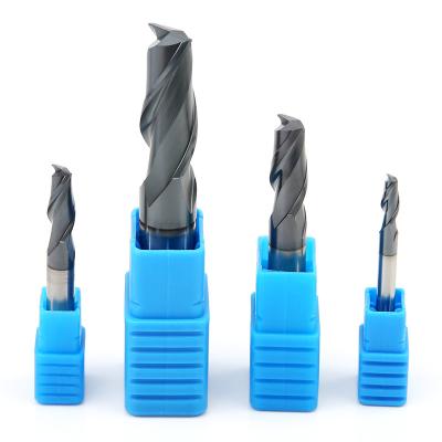 China High Feed Tungsten Steel Milling Cutter CNC Flat End Mill 6mm HRC45 for sale