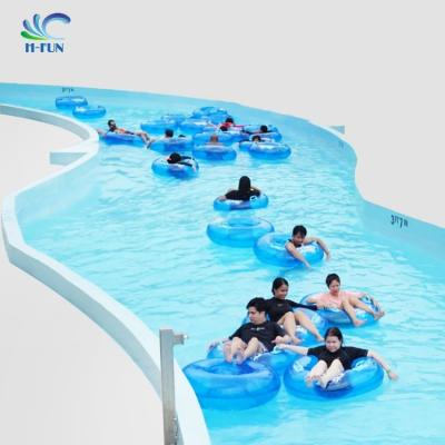 China New Design Transparent Blue Waterpark lazy river tube Lazy River Water Park Tube for sale
