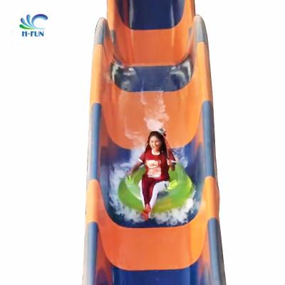 China New design Pear Shape Clear Combine Solid PVC water slide tubes park equipment waterpark Tube for sale