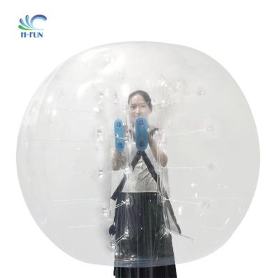 China clear PVC 1.5 m inflatable bumper ball for adults à venda