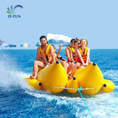 中国 Inflatable boat water game banana boat inflatable flyfish banana boat 販売のため