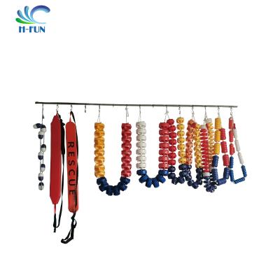 China 9cm Spirals Type Swimming Pool Accessories Plastic Lane Line for sale