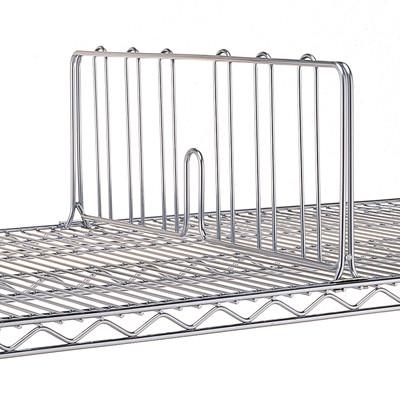 China Commercial Wire Shelving Parts SS Or Steel Material Shelf Dividers for sale