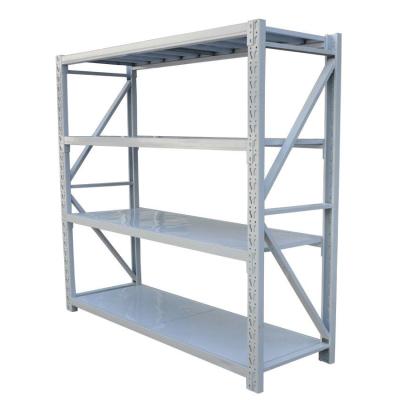 China Four Tiers Wide Span Shelving Each Layer Loading Weight 150kg - 300kg for sale