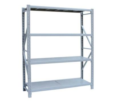 China Combined Wide Span Shelving Teardrop Warehouse Pallet Racks For Light Storage for sale