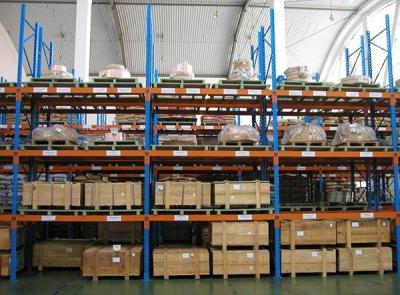 China 75mm Pitch Adjust Heavy Duty Storage Racks / Factory Pallet Racking for sale