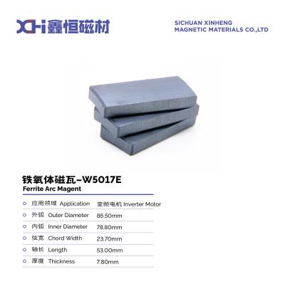China High Density Permanent Magnet Ferrite Pressed By 150 Tons Press W5017E for sale