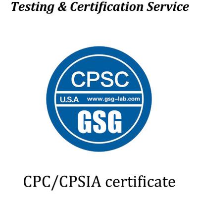 China CPSC CERTIFICATION CPSIA Regulations Children'S Product Safety Consumer Product for sale