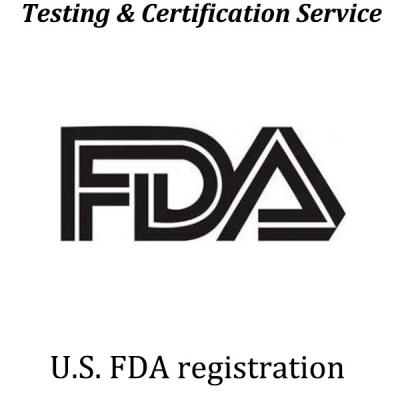 China The difference between FDA certification, FDA testing and FDA registration for sale