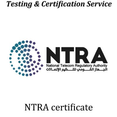 Китай Egypt NTRA Certificate By Egypt General Organization For Export And Import Control продается