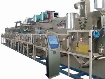 China A indústria clara do OEM projeta o tecido do bebê que faz a máquina alinhar/a linha produção do tecido à venda
