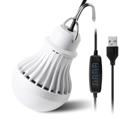 China 5W 7W potente USB bombillas LED 500LM iluminación LED apagable en venta