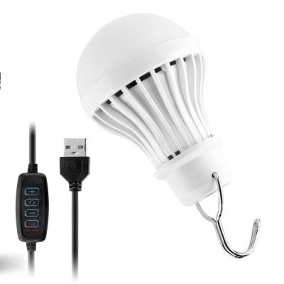 China 500LM Small LED Camping Light Bulb Interface USB Dimmable Iluminação à venda