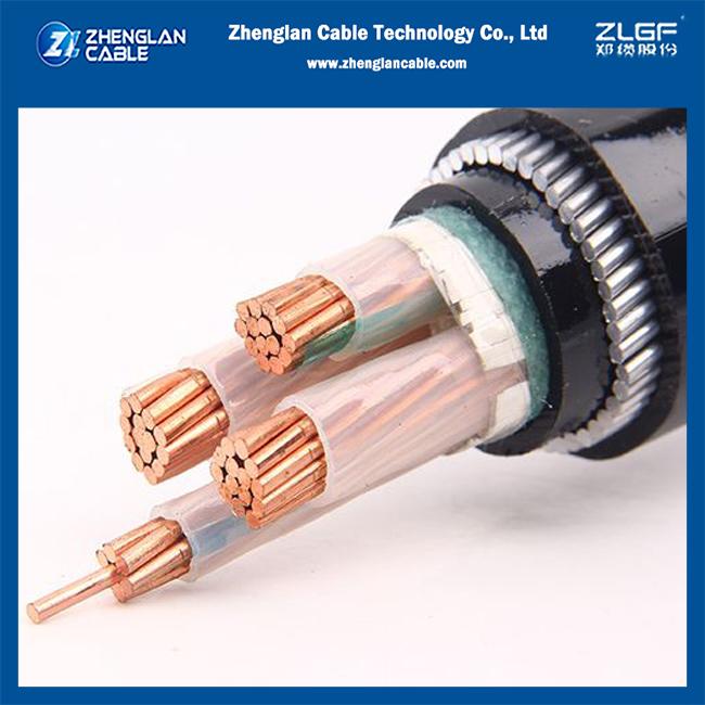 1kv low voltage power cable 4*35mm2 XLPE insulated SWA armored power cable IEC60502-1