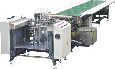 China Intelligent Paper Gluing Machine , Gift Box Making Machine Firm Structure for sale