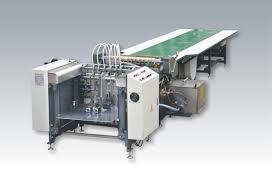China Custom Paper Gluing Machine , Industrial Box Making Machine Low Noise for sale