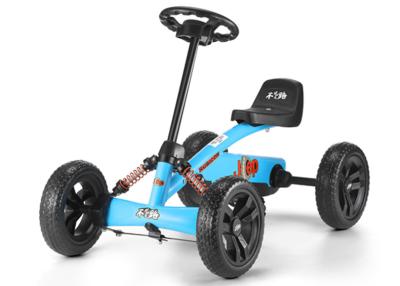 Chine Voiture électrique de kart d'entraînement de la roue des enfants jaunes bleus 4 pendant 2-6 années à vendre