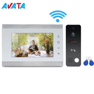 China AHD 1080P IP WiFi Wireless Video Doorphone Support APP Open The Gate for sale