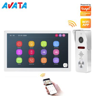 China HD 10 Inches video door Intercom System Home Security Intercom wireless video intercom system for home for sale