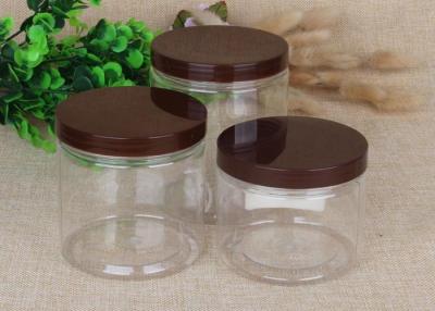 China Empty Plastic Bottles Clear Plastic Jars 100g - 2000g Non - Toxic for sale