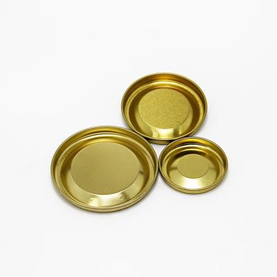China Tinplate 83mm Cover For Paper Can Metal Tinplate Lid Inner Plug Lid Cover for sale