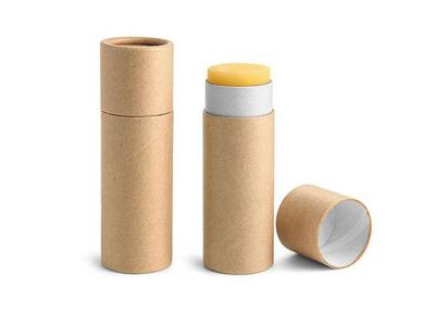 China Cosmetic Deodorant Packaging Tube Lipstick Paper Cans Packaging For Lip Balm for sale