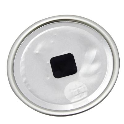 China 307# 83mm Canning Lids Silver Safe Aluminum Foil Special Coffee Can Packaging Lid With Air Valve for sale