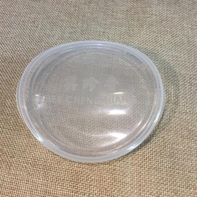 Chine Couvertures de boîte en fer blanc/couvercle en plastique de PE avec le logo d'impression d'écran en soie à vendre