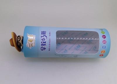 China as latas do papel do diâmetro de 83mm que empacotam com a janela clara do PVC para a garrafa de alimentação/costume imprimiram os tubos de papel à venda