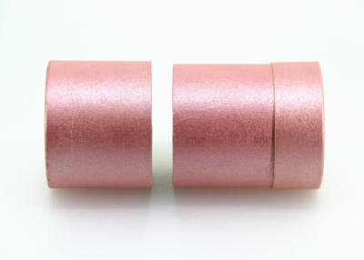 China Bote de empaquetado modificado para requisitos particulares del té del tubo reutilizable rosado del papel con SGS FDA en venta