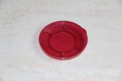China Red / green  PE PET can lids with pull handle , small printable tin can lid for sale