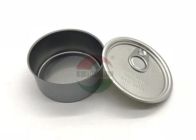 China Mini Hemp Packaging 100ml Easy Open Ring Pull Tin Can / Metal Tins With Lids for sale