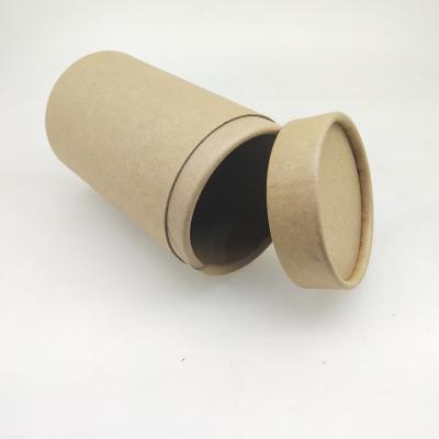 China Biodegradable Kraft Paper Tubes Embossing Logo For Tea / Dried Food for sale